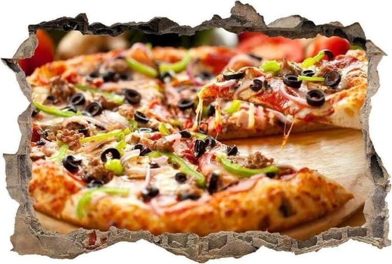 Pizza Art Installations: Edible Art