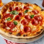 Italian Pizza Crust in a plate
